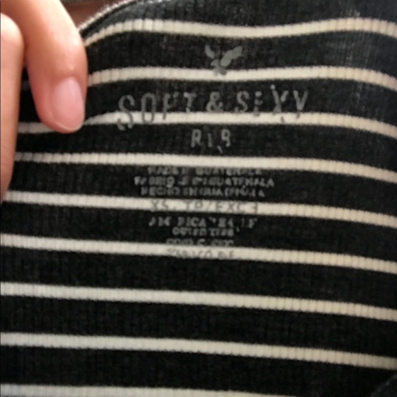 AEO Ribbed Tee - Picture 3 of 3